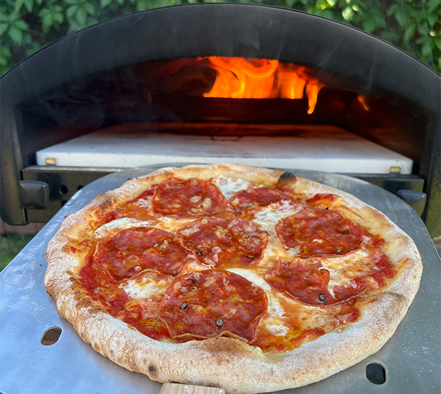 Pizza Bertello Bertello Wood Fire Gas Outdoor Pizza Oven