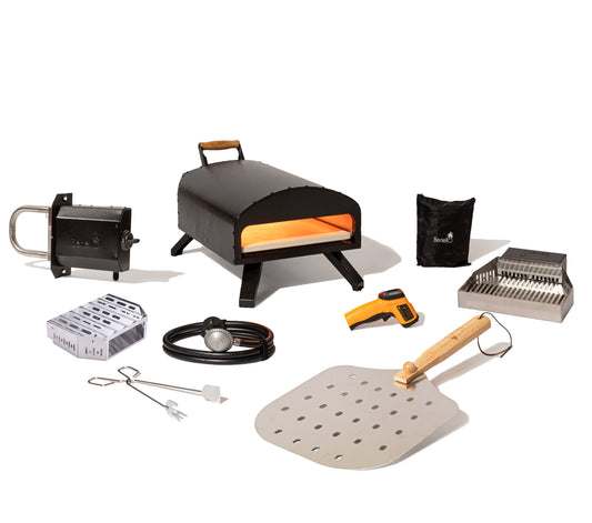 (PRE-ORDER) Bertello 12" SimulFIRE Pizza Oven - Everything Bundle (Ships approx. March 25th)