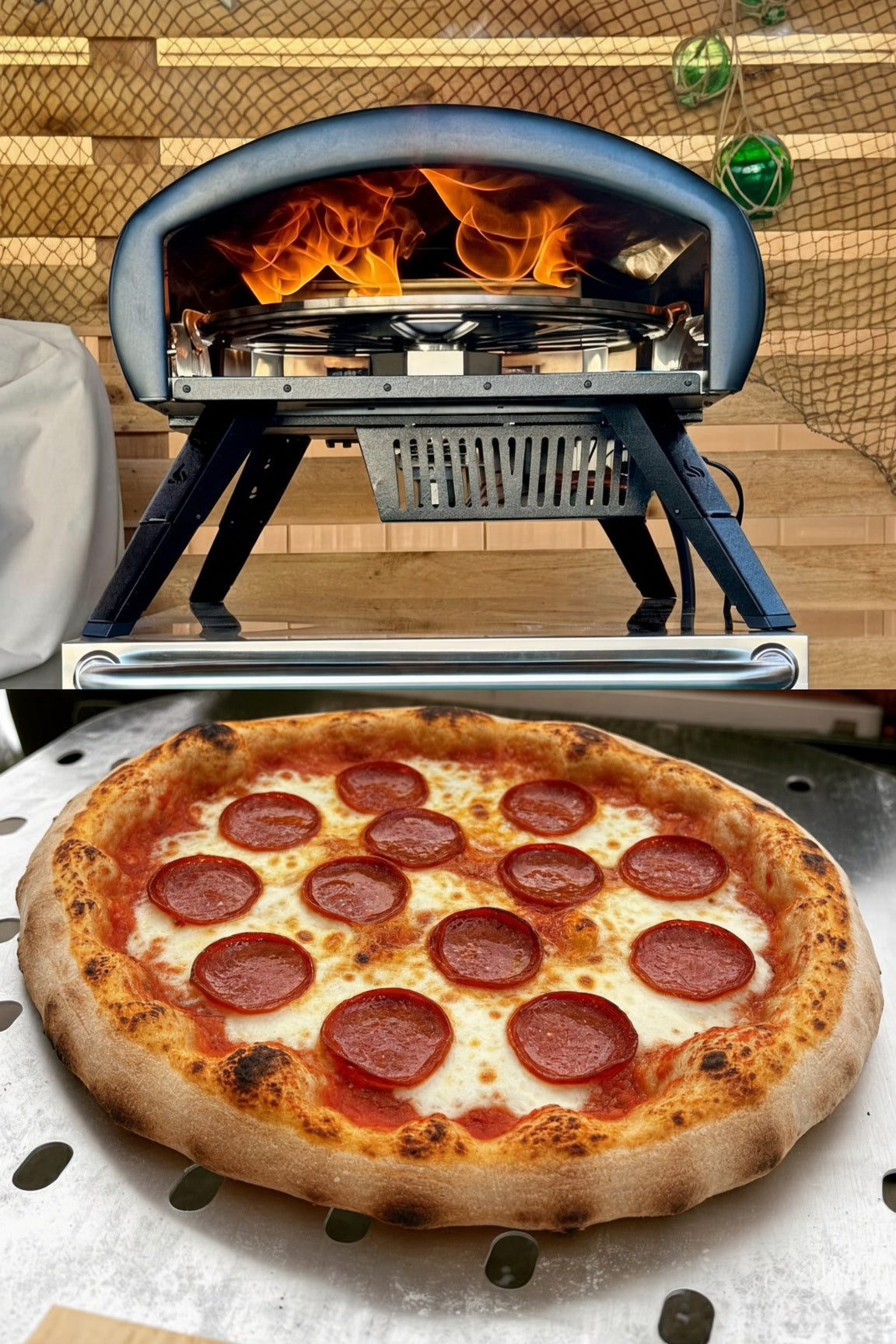 PRE-ORDER Bertello SimulFIRE 16” Rotating Outdoor Pizza Oven - Limited-Time Sale Ends Sept. 27th (Ships Sept 2026)