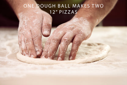 Bertello Non-Stick Pizza Dough Balls - 16 Pizzas (Includes 8 Dough Balls, 16oz each. 1 ball makes two 12" pizzas)