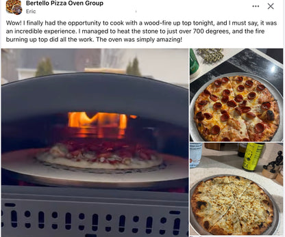 PRE-ORDER Ultimate Bundle – Bertello SimulFIRE 16” Rotating Outdoor Pizza Oven - Limited-Time Sale Ends Oct. 20th (Ships Oct 2026)