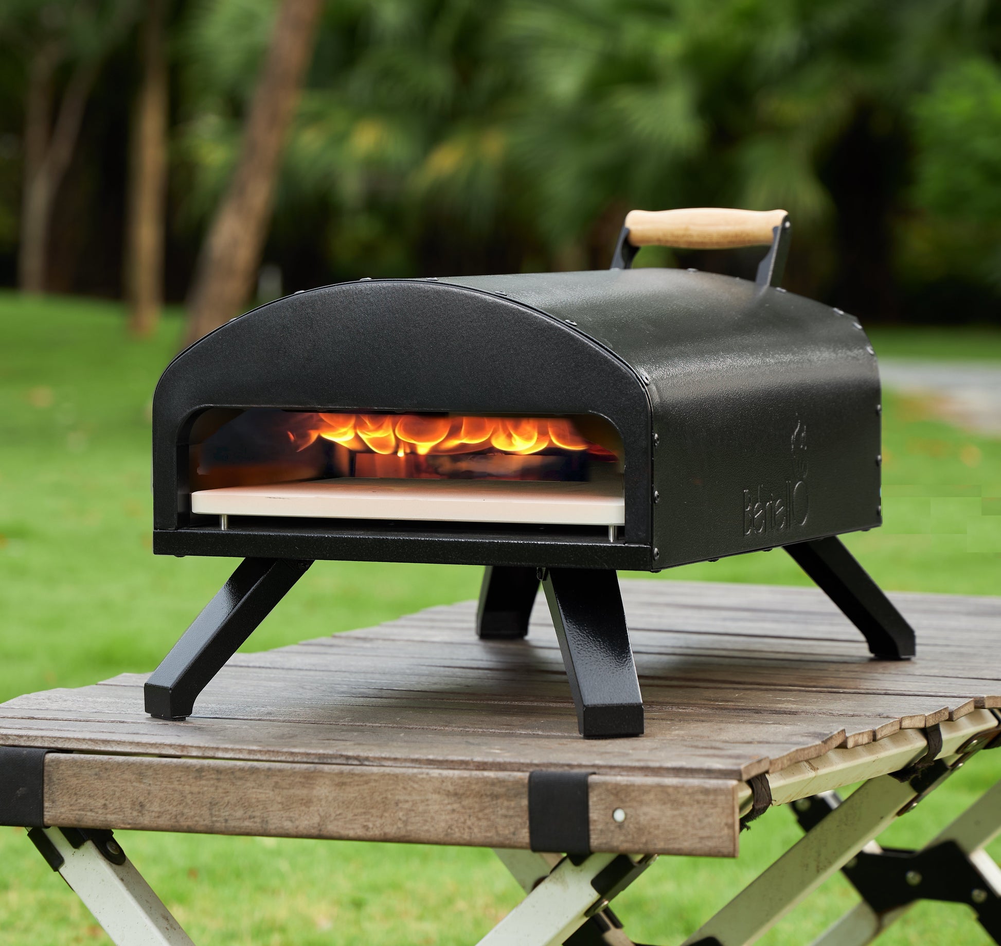 Ubuy Bertello Outdoor Pizza Oven Black Bertello Pizza Oven Wood