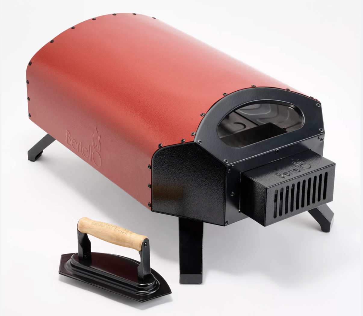 LIMITED EDITION Brick Red Bertello 12" SimulFIRE Outdoor Pizza Oven