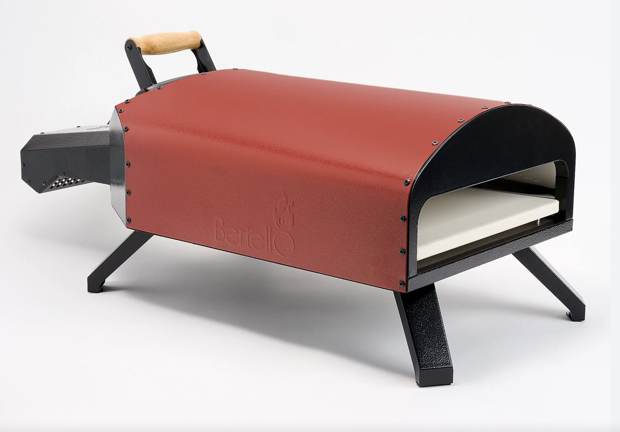 LIMITED EDITION Brick Red Bertello 12" SimulFIRE Outdoor Pizza Oven