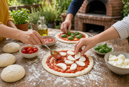 Bertello Non-Stick Pizza Dough Balls - 16 Pizzas (Includes 8 Dough Balls, 16oz each. 1 ball makes two 12" pizzas)