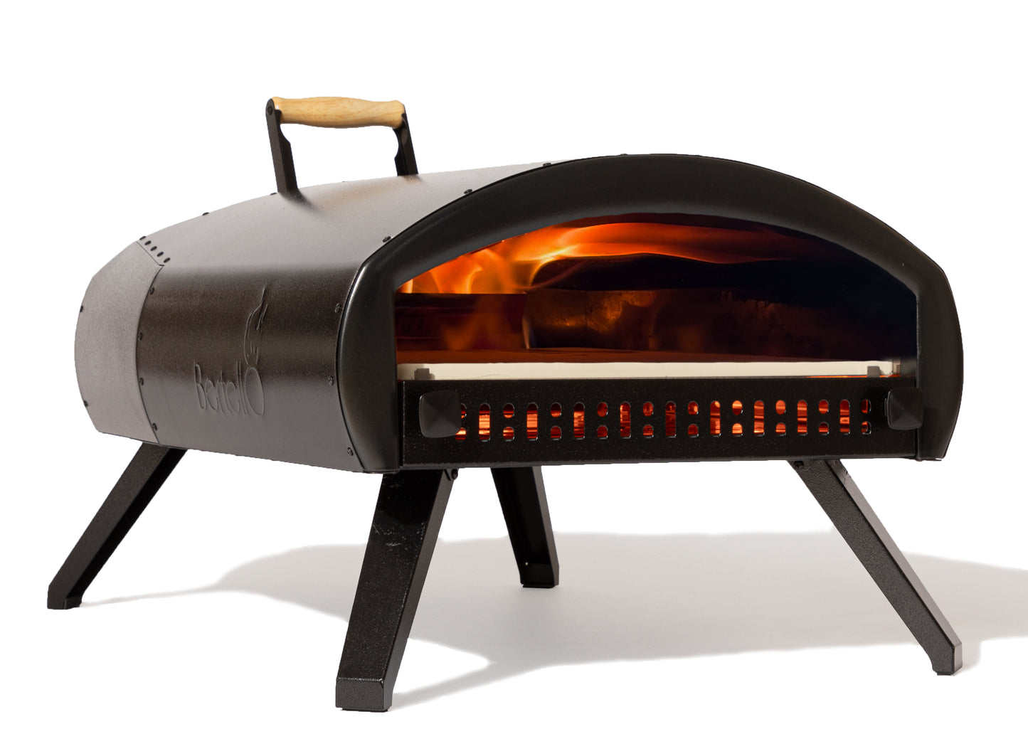 Bertello Grande 16" Outdoor Pizza Oven - Gas & Wood Fired Simultaneously - Outdoor Pizza Oven AS SEEN ON SHARK TANK - PATENTED