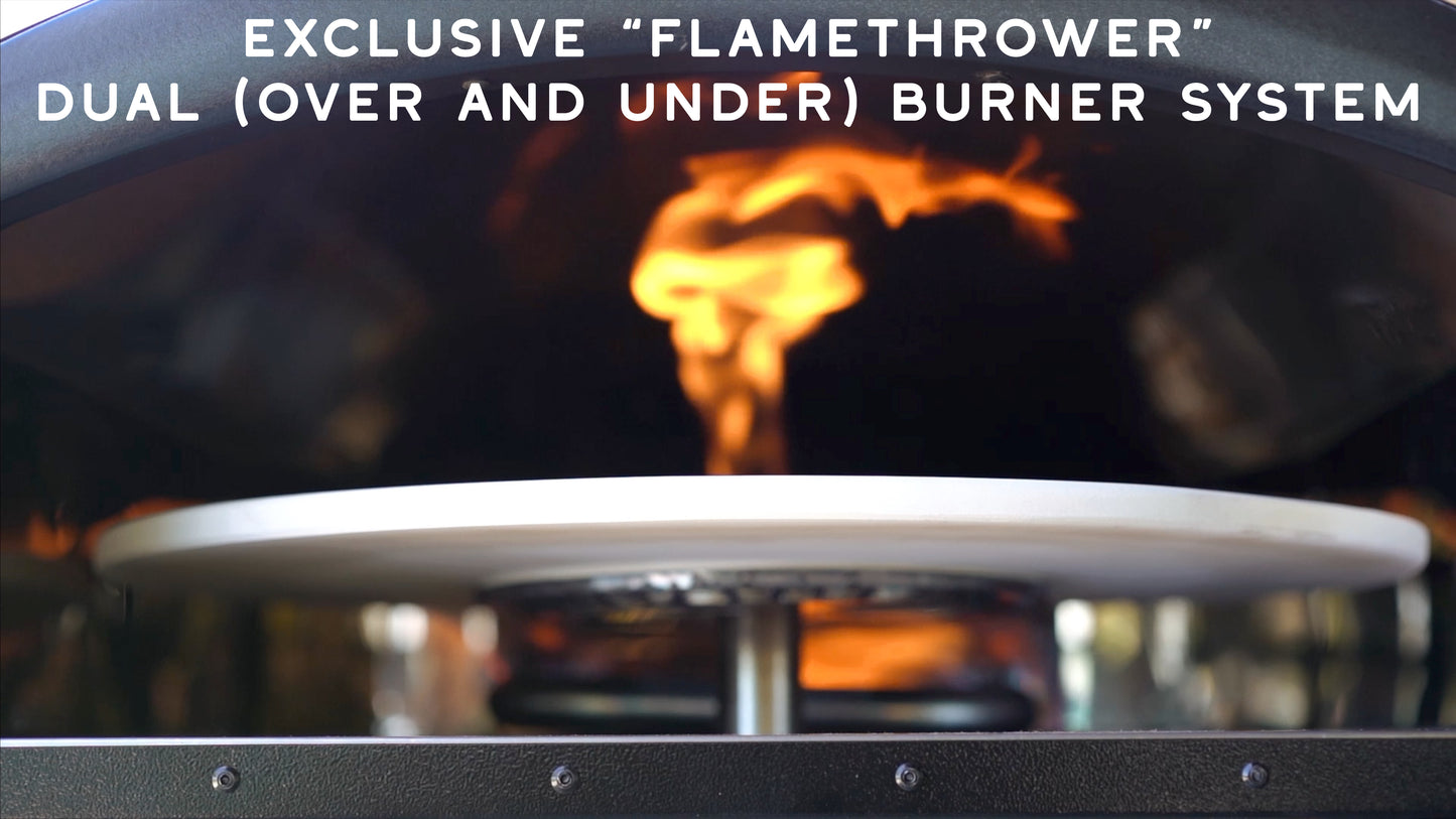 Bertello SimulFIRE 16" Rotating Outdoor Pizza Oven - Ultimate Bundle