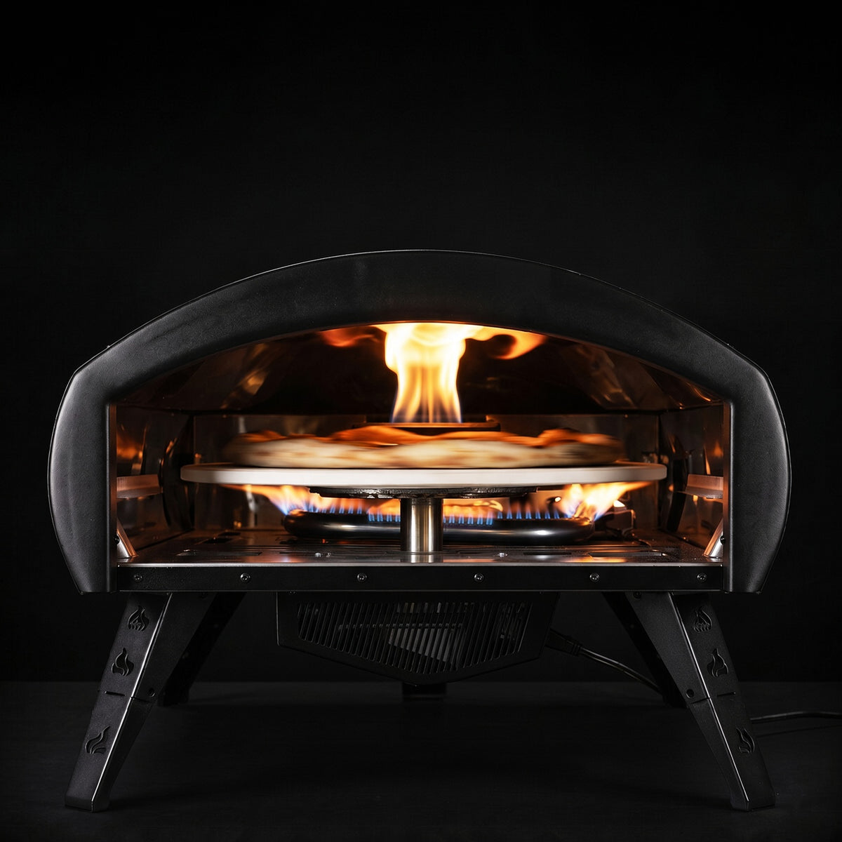 PRE-ORDER Ultimate Bundle – Bertello SimulFIRE 16” Rotating Outdoor Pizza Oven - Limited-Time Sale Ends Oct. 20th (Ships Oct 2026)