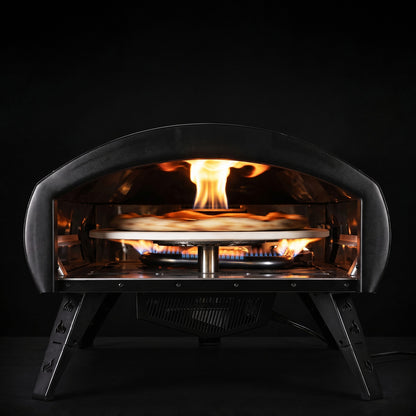 PRE-ORDER Ultimate Bundle – Bertello SimulFIRE 16” Rotating Outdoor Pizza Oven - Limited-Time Sale Ends Oct. 20th (Ships Oct 2026)