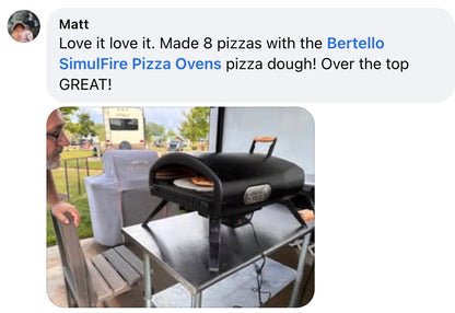 PRE-ORDER Essentials Bundle - Bertello SimulFIRE 16” Rotating Outdoor Pizza Oven - Limited-Time Sale Ends Oct. 20th (Ships Oct 2026)