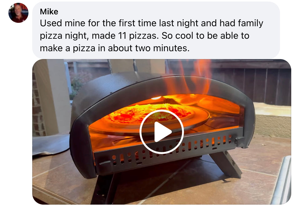 PRE-ORDER Essentials Bundle - Bertello SimulFIRE 16” Rotating Outdoor Pizza Oven - Limited-Time Sale Ends Oct. 20th (Ships Oct 2026)