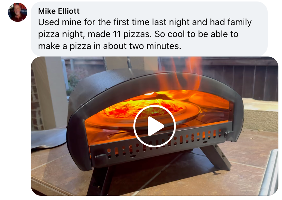 PRE-ORDER Ultimate Bundle – Bertello SimulFIRE 16” Rotating Outdoor Pizza Oven - Limited-Time Sale Ends Oct. 20th (Ships Oct 2026)
