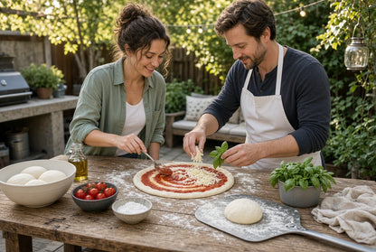 Bertello Non-Stick Pizza Dough Balls - 16 Pizzas (Includes 8 Dough Balls, 16oz each. 1 ball makes two 12" pizzas)