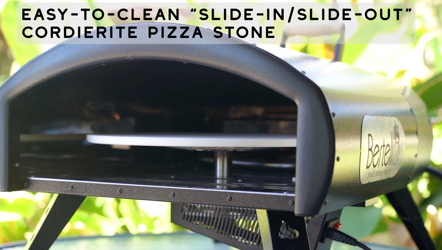 Bertello SimulFIRE 16" Rotating Outdoor Pizza Oven - Pro Bundle