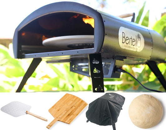 Bertello SimulFIRE 16" Rotating Outdoor Pizza Oven - Ultimate Bundle (Sale ends Dec. 17th)