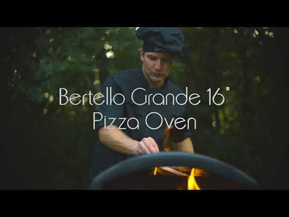 Bertello Grande 16" Outdoor Pizza Oven - Gas & Wood Fired Simultaneously - Outdoor Pizza Oven AS SEEN ON SHARK TANK - PATENTED